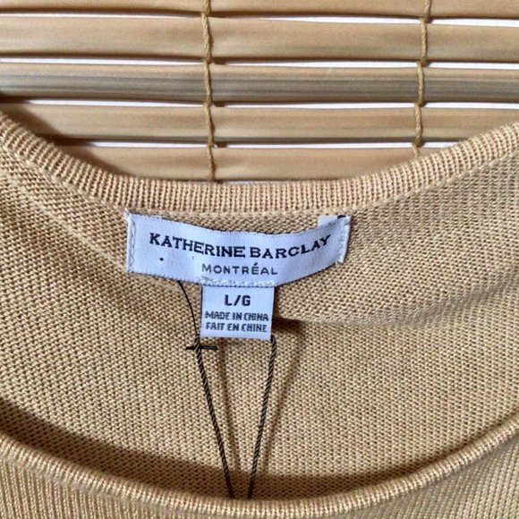NWT Katherine Barclay Spring-weight sweater - Picture 2 of 14
